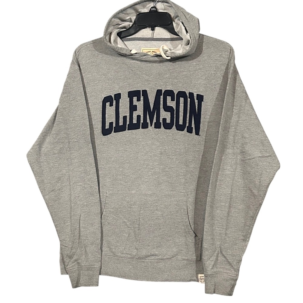 Legacy Clemson University Tigers Hoodie Heather Gray Mens Large Sweatshirt
